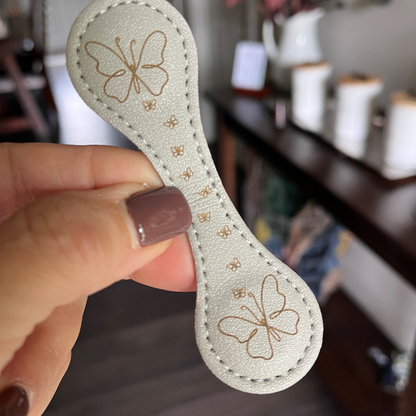 Bookmarks ~ Leather Engraved Magnetic