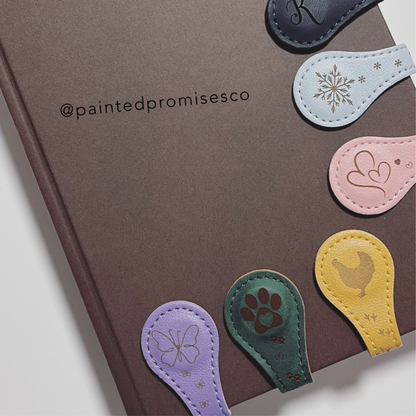 Bookmarks ~ Leather Engraved Magnetic