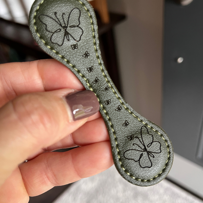 Bookmarks ~ Leather Engraved Magnetic