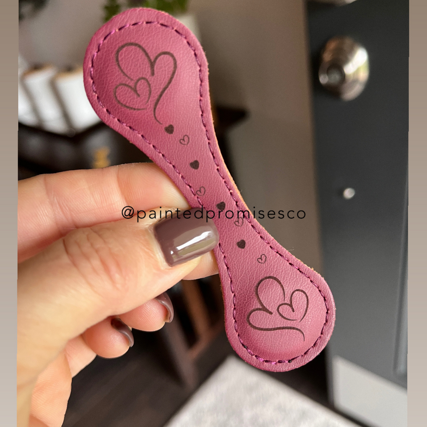 Bookmarks ~ Leather Custom Engraved magnet gifts for teachers, book lovers & friends. Choose from our designs or make your own.  20 + colors