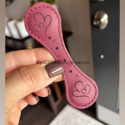 Bookmarks ~ Leather Engraved Magnetic