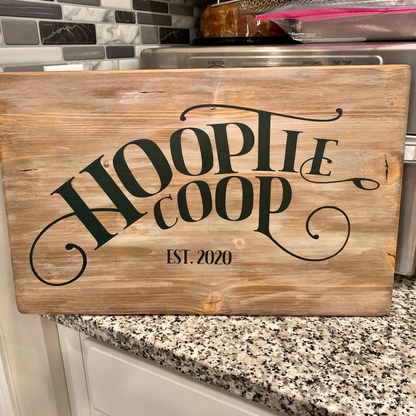 Custom Wood Sign