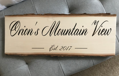 Custom Wood Sign