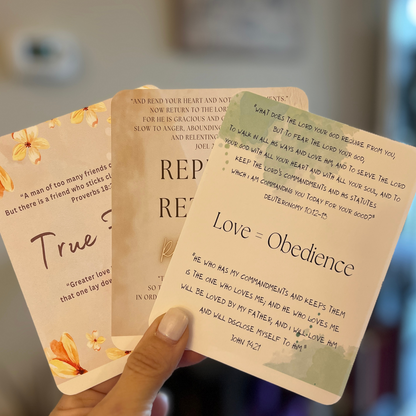 Bible Tapestry Scripture Card Sets